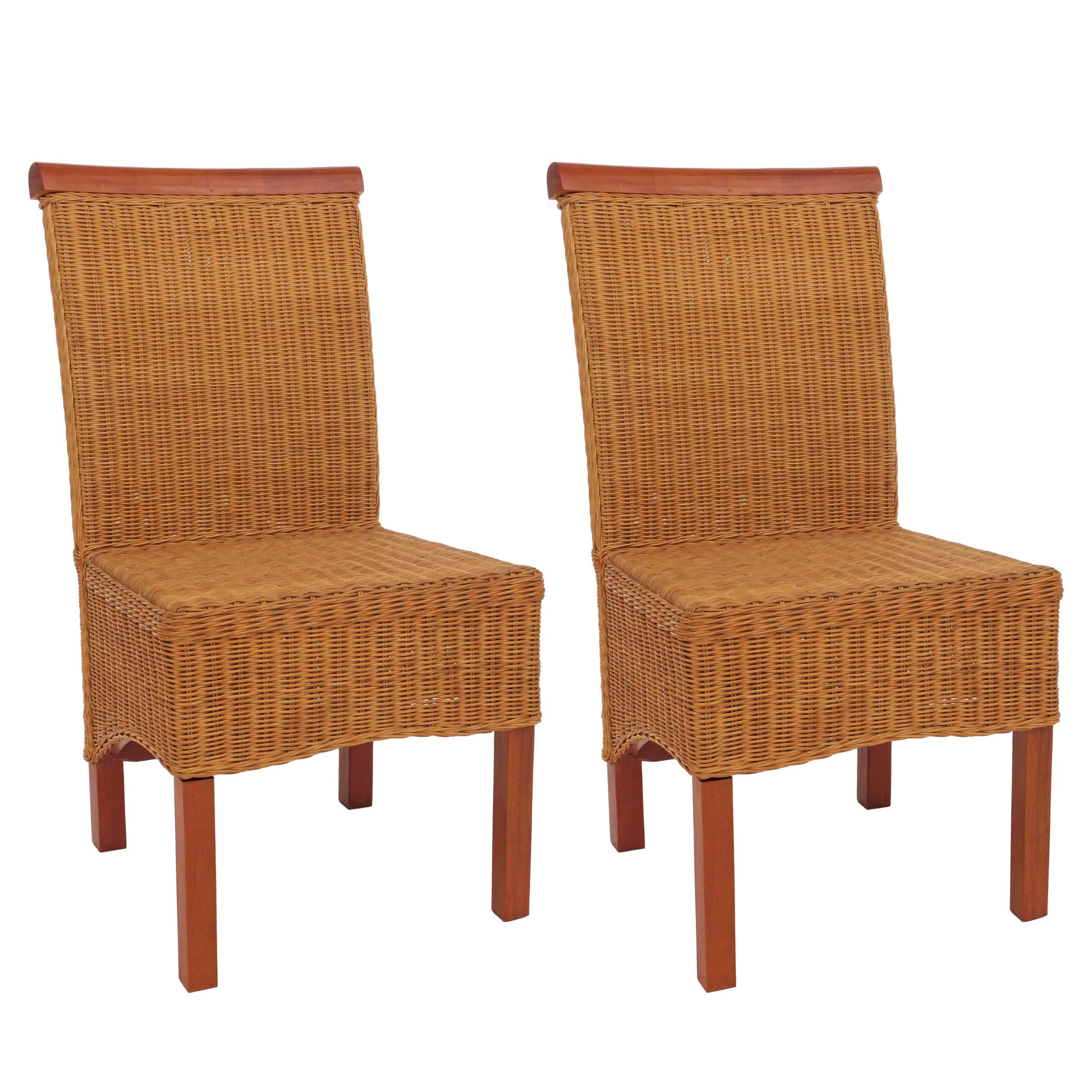 ESSZIMMERSTUHL Braun 2er-Set - Braun, Holz (46/96/42cm) - MCW