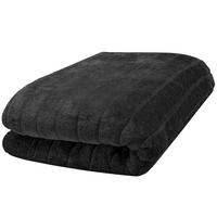 KUSCHELDECKE, 150x200 cm, 100% Polyester, Schwarz - Schwarz, Textil (150/200cm) - Zollner