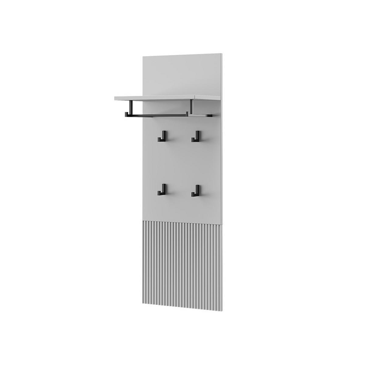 NÁSTĚNNÝ VĚŠÁK Eliza Šedá - šedá, kompozitní dřevo (43/120/27cm) - Vicco