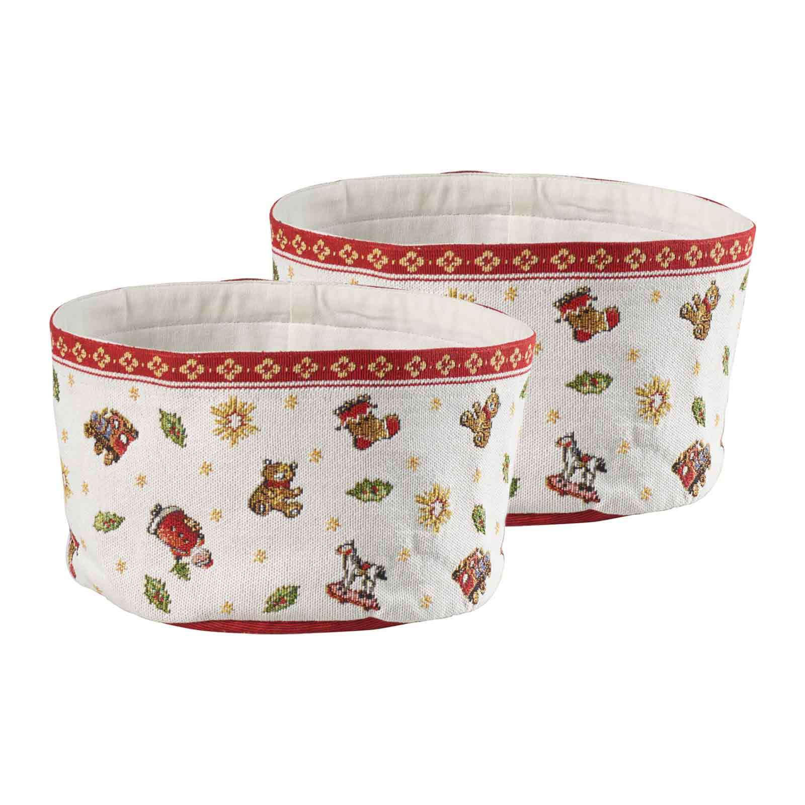 BROTKORB Toy's Delight Gobelin bunt ø 24 cm 2er Set - Multicolor, Textil (24/15/24cm) - Villeroy & Boch