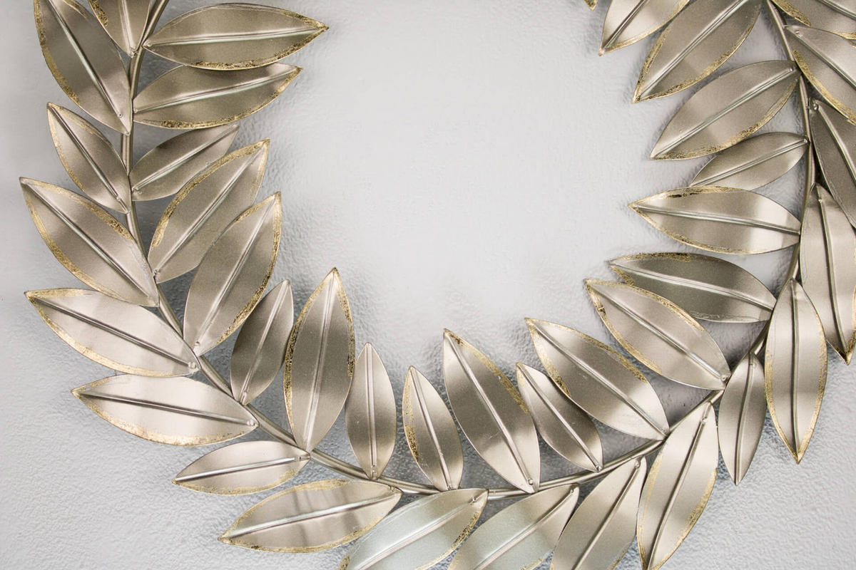 WANDDEKO Gold 59/59 cm - Goldfarben, Metall (1/59/3cm) - KUNSTLOFT