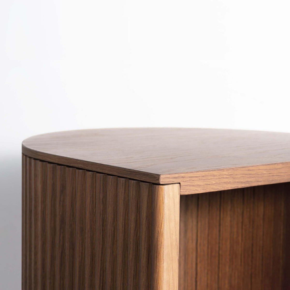 HOCKER Duna mit Stauraum - Walnussfarben, Holz (35/45/32.8cm) - Woodendot