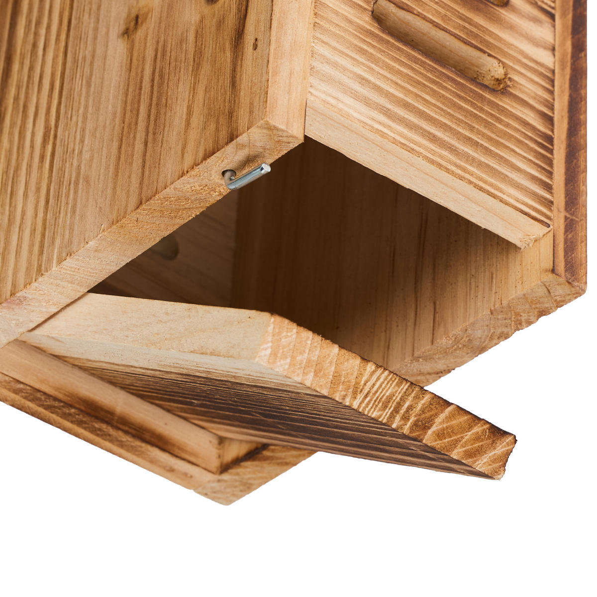 MARIENKÄFERHAUS - Hellbraun, Holz (19/23/12.5cm) - Relaxdays