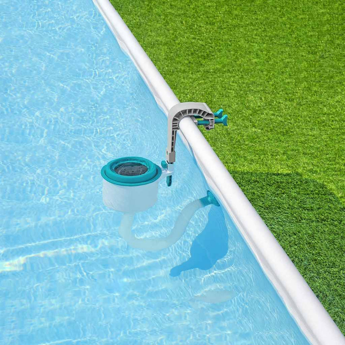 FLOWCLEAR Pool-Oberflächenskimmer 58233 - Weiß, Kunststoff (49/64/21cm) - Bestway