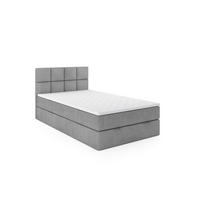 BOXBETT OLAF 120 x 200 Grau - Grau, Textil/Metall (120/200cm) - VLR BEDS