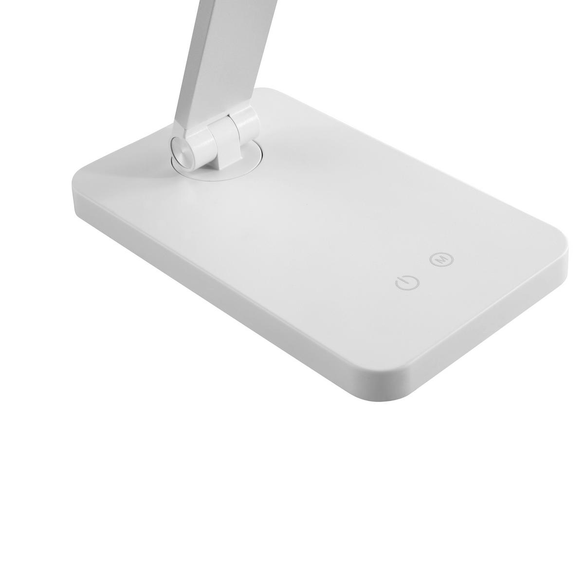 TISCHLEUCHTE Lomina Weiß 34/11/38 cm - Weiß, Kunststoff (34/11/38cm) - Brilliant