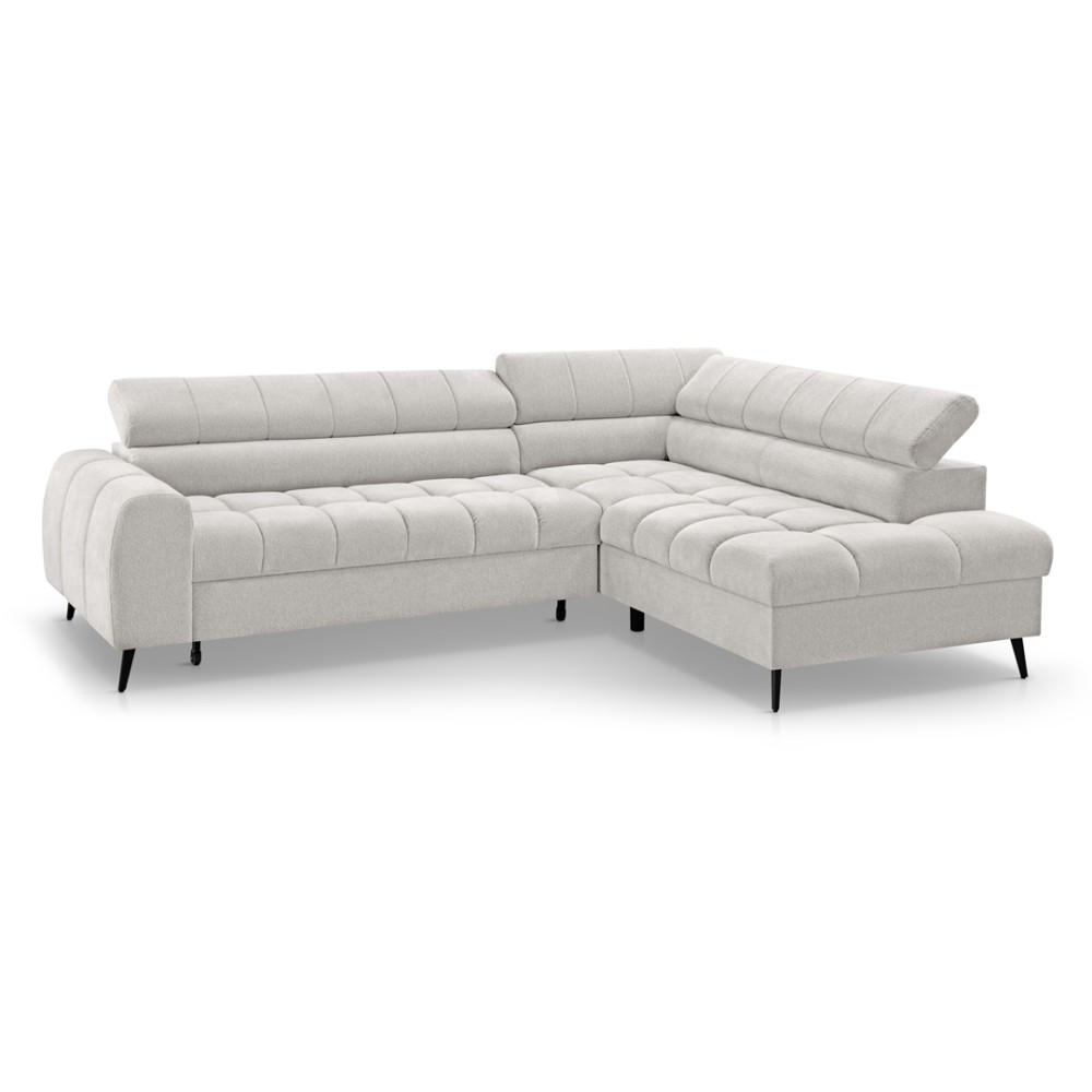 Beautysofa Eckschlafsofa Beige 265x205 cm