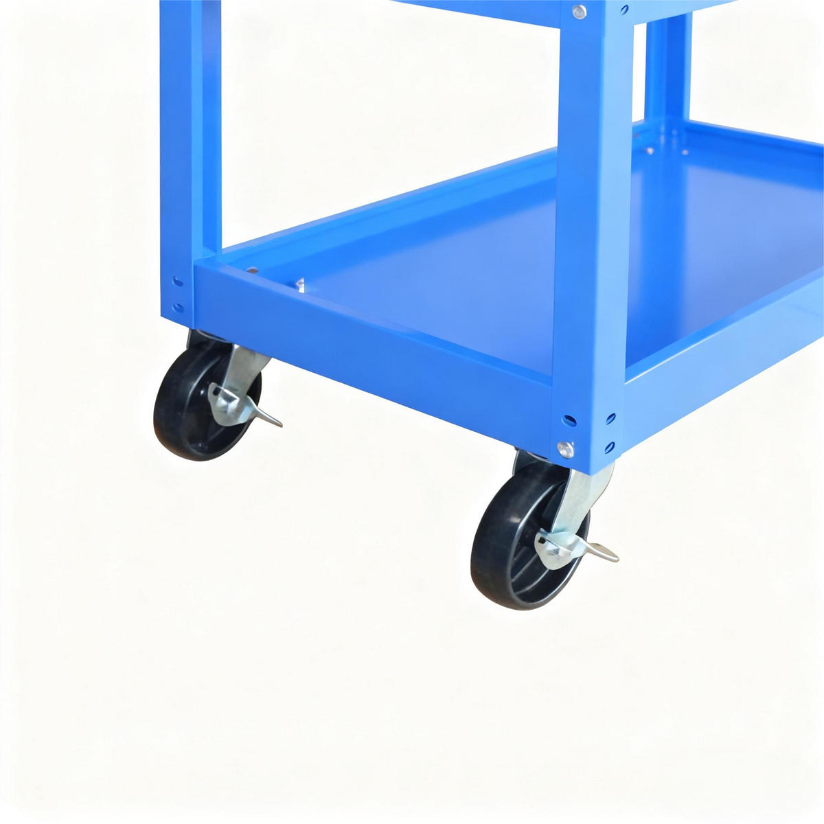 WERKSTATTWAGEN - Blau, Kunststoff/Metall (35/76/78cm) - Relaxdays