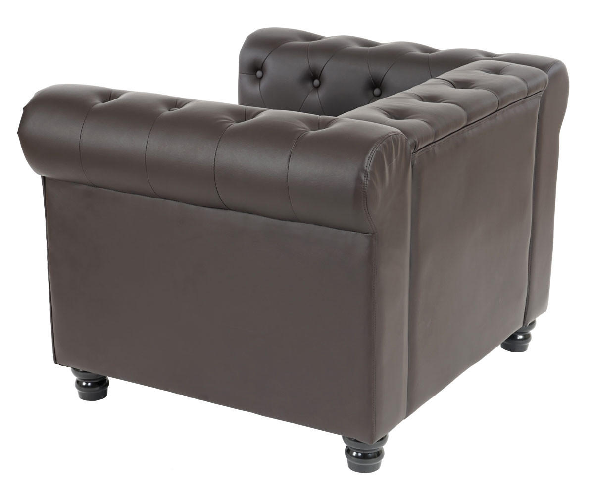 RELAXSESSEL RUNDE FÜßE Braun - Braun, Textil (109/74/90cm) - MCW