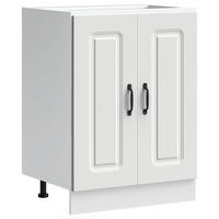 SPÜLENUNTERSCHRANK Kalmar Weiss 60/46/81,5 Cm Holzwerkstoff - Weiß, Holzwerkstoff (46/81.5/60cm) - vidaXL