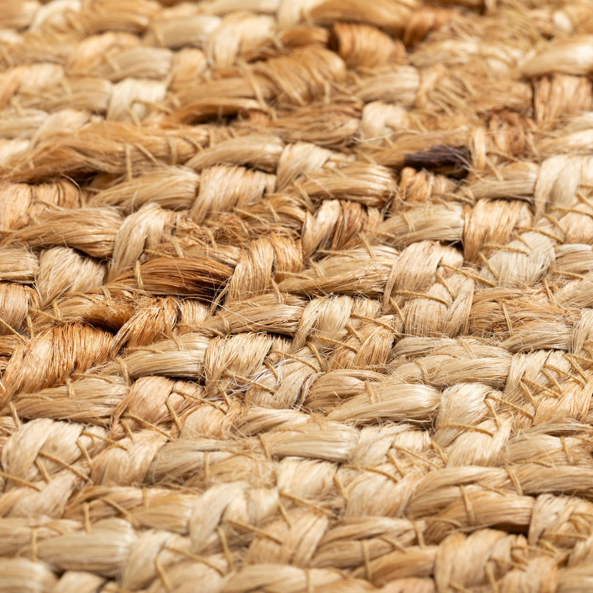 FLACHGEWEBETEPPICH 100/100 cm Goa Rund - Naturfarben, Naturmaterialien (100/100cm) - Steffensmeier