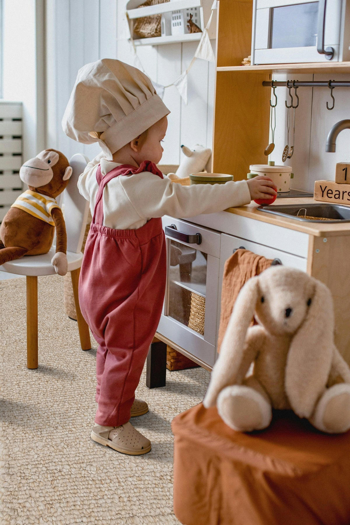 TEPPICH Bouclé handgewebt bruin - Braun, Textil (120/170cm) - AFK Living