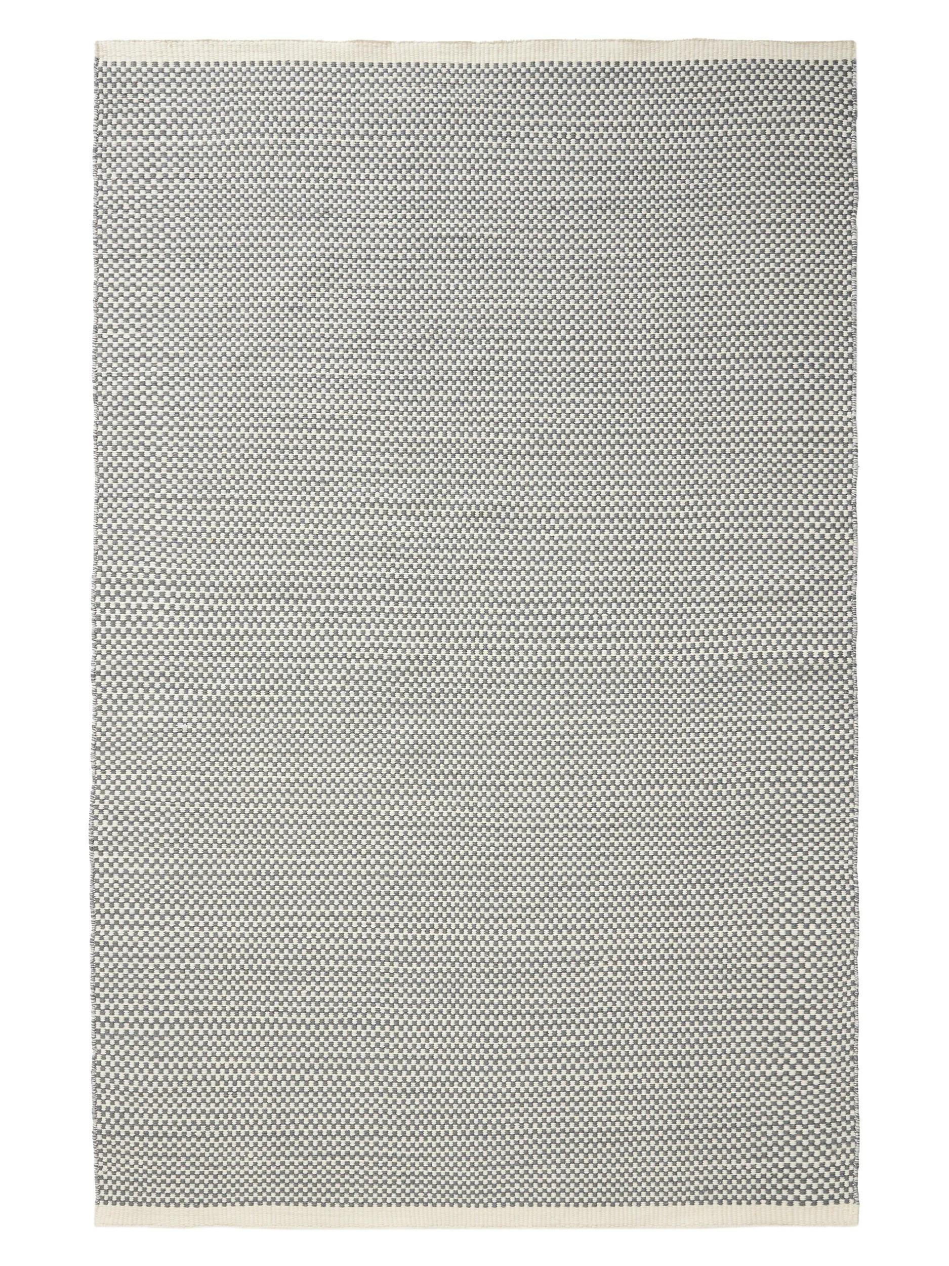 WOLLTEPPICH Laura handgewebt 200/300 cm - Grau, Naturmaterialien/Textil (200/300cm) - benuta Pure