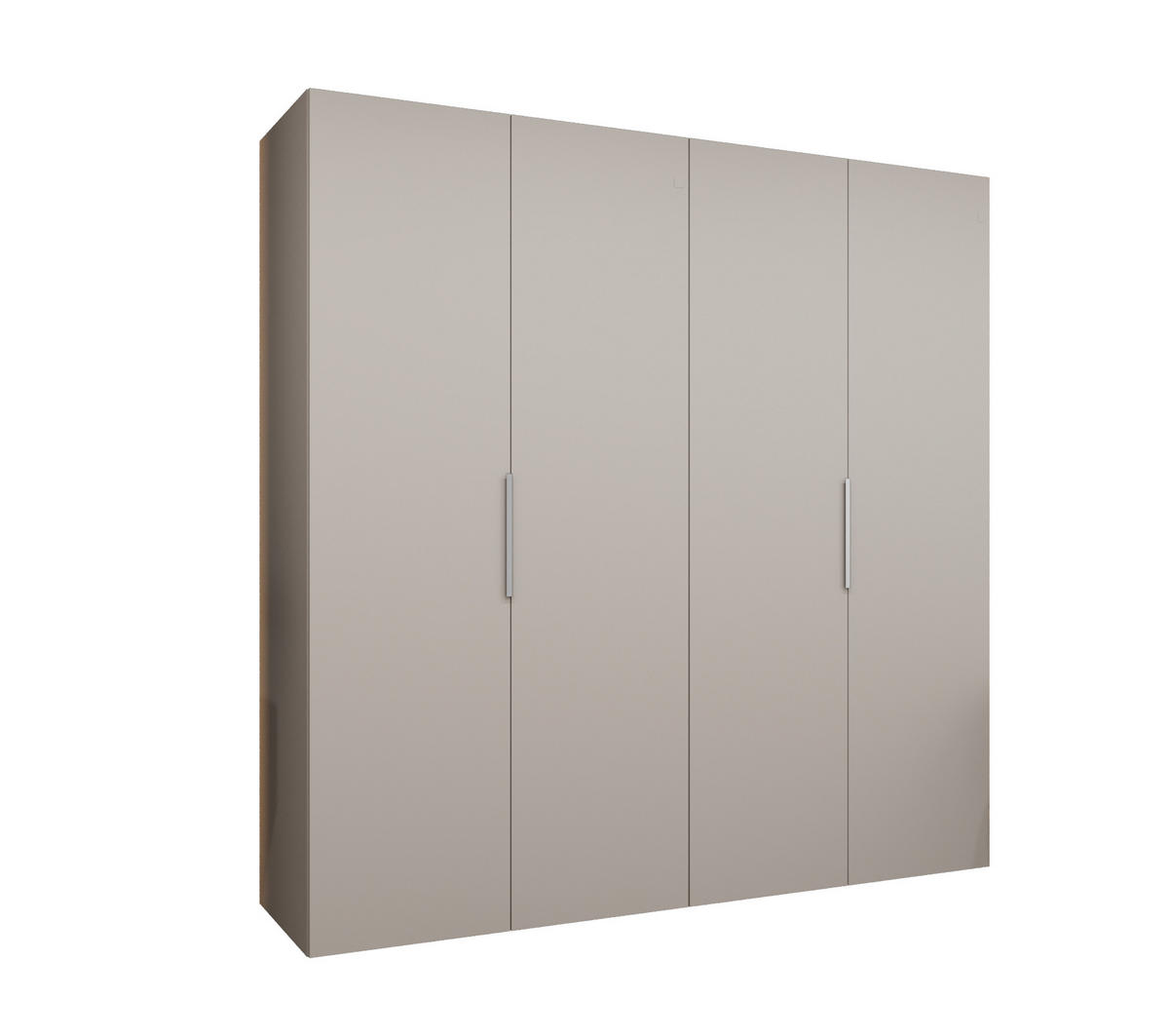 DREHTÜRENSCHRANK 202/200/52 4-türig - Kaschmir, Holz (200/202/52cm) - MÖBEL KRYSPOL