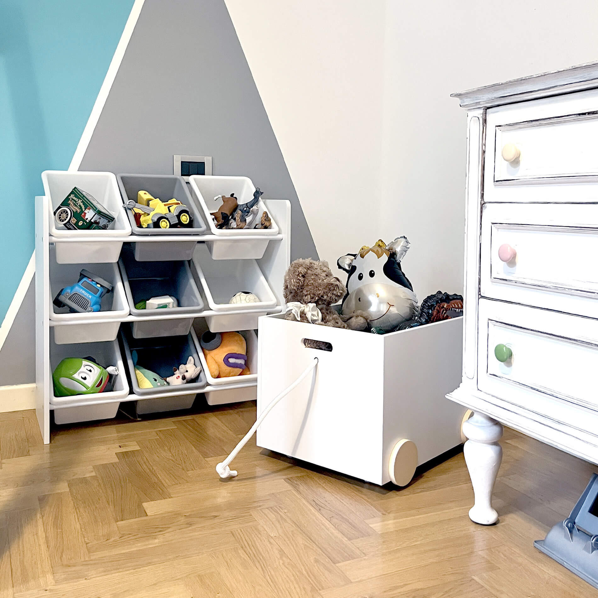Thumbnail - Mobili Rebecca Spielzeugregal, Weiß, Holzwerkstoff, 27x60x65 cm, Kinder- & Jugendzimmer, Kindermöbel, Kinderregale
