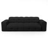 SCHLAFSOFA GERADE Steinbock Dunkles Anthrazit 230cm - Anthrazit, Textil (230/45/32cm) - Sia Home