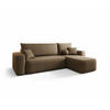 ECKSOFA Agepo In Curio - Braun, Holzwerkstoff/Textil (250/150cm) - Fun Möbel