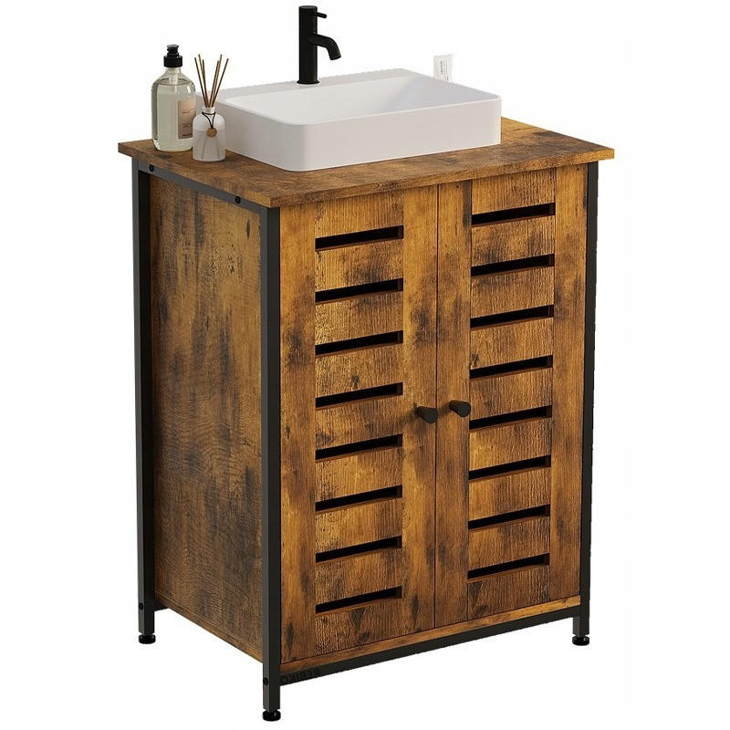 WASCHTISCH – braun, 45/62/79,5 cm - Braun, Holzwerkstoff (62/79/45cm)