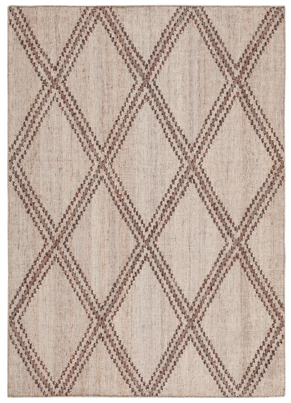 TEPPICH Flachgewebe PULSO Beige 160x230 cm - Beige, Naturmaterialien (160/230cm) - Novatrend