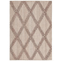 TEPPICH Flachgewebe PULSO Beige 160x230 cm - Beige, Naturmaterialien (160/230cm) - Novatrend