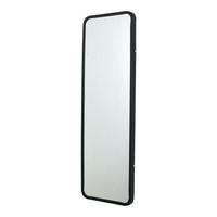 WANDSPIEGEL Rico Schwarz - Schwarz, Metall (40/120/4cm) - LOFT42