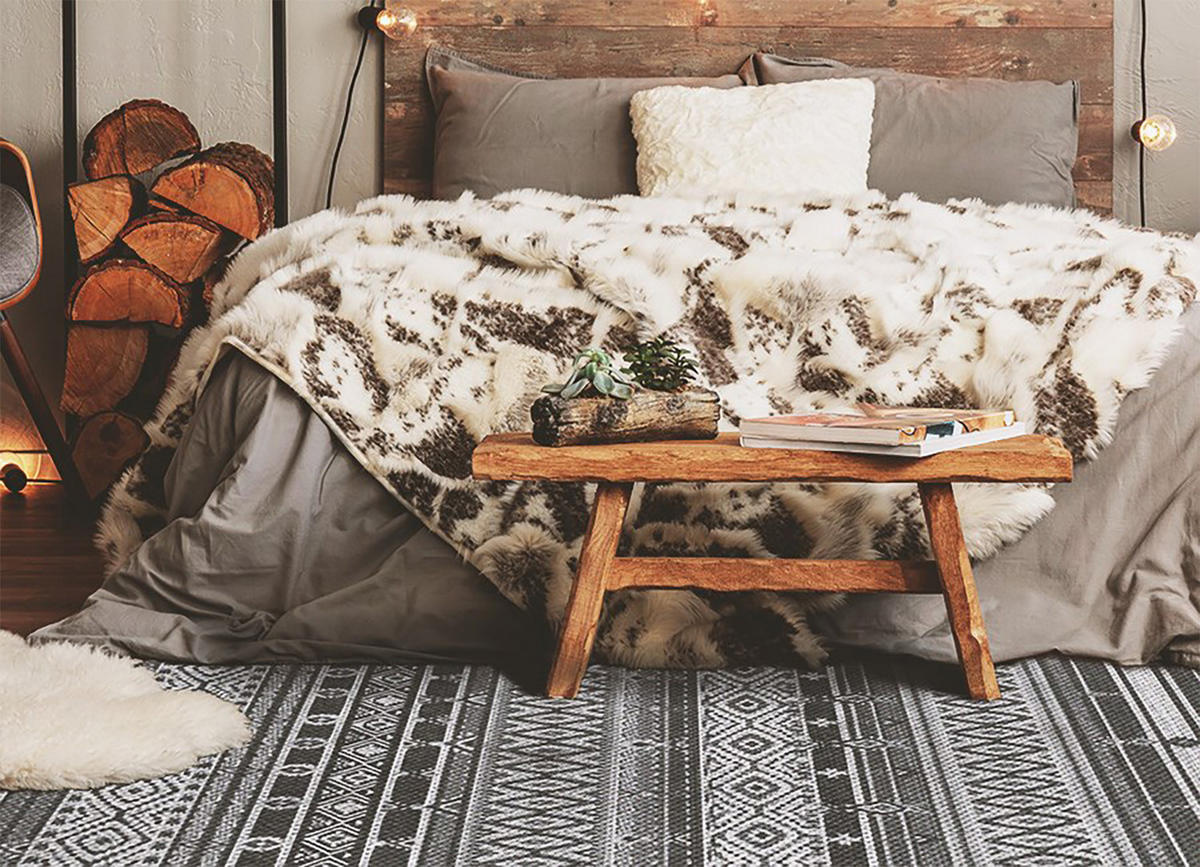 VINYL-TEPPICH 210x140 cm Dunkelblau - Dunkelblau, Kunststoff (140/1.6cm) - ArtPrintCave