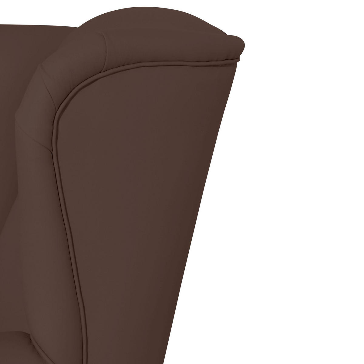 OHRENBACKENSESSEL Kasha Bezug Kunstleder Buche natur / braun - Buchefarben/Braun, Kunststoff (93/103/87cm) - 58aufmkessel