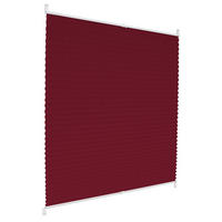 PLISSEE 100/200/2 cm - Bordeaux, Metall (100/2/200cm) - ECD-Germany