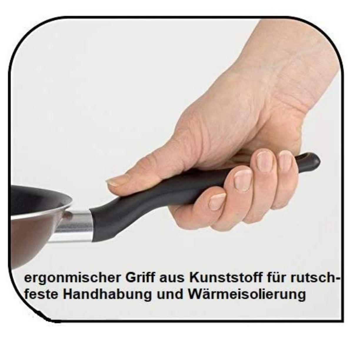 PFANNENSET ExtraGlide 6-teilig 20/28/30 cm inkl. Wokpfanne Antihaft für alle Herdarten - Schwarz, Metall - Tefal