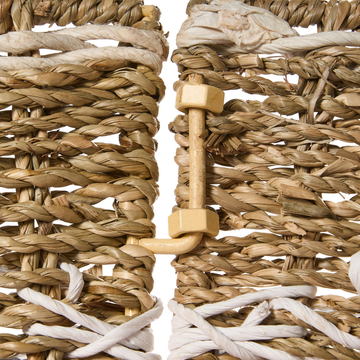 WEIHNACHTSBAUMKRAGEN 24 cm Naturfarben Hiver - Naturfarben, Naturmaterialen (24cm) - Beliani