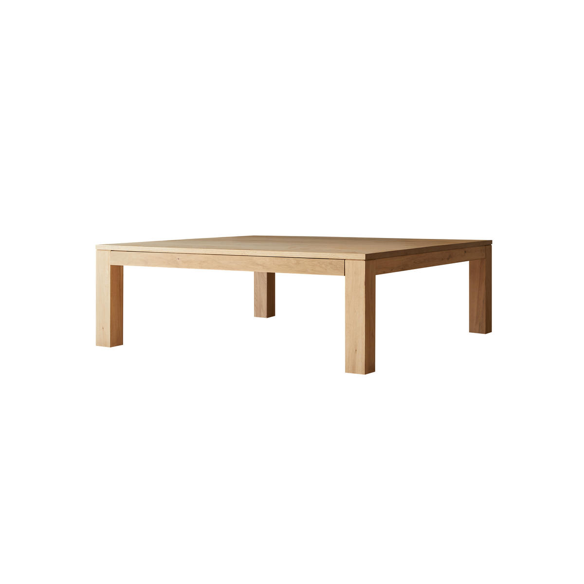 COUCHTISCH Eden Natur aus Eiche - Naturfarben, Holz (125/125/42cm) - Tikamoon
