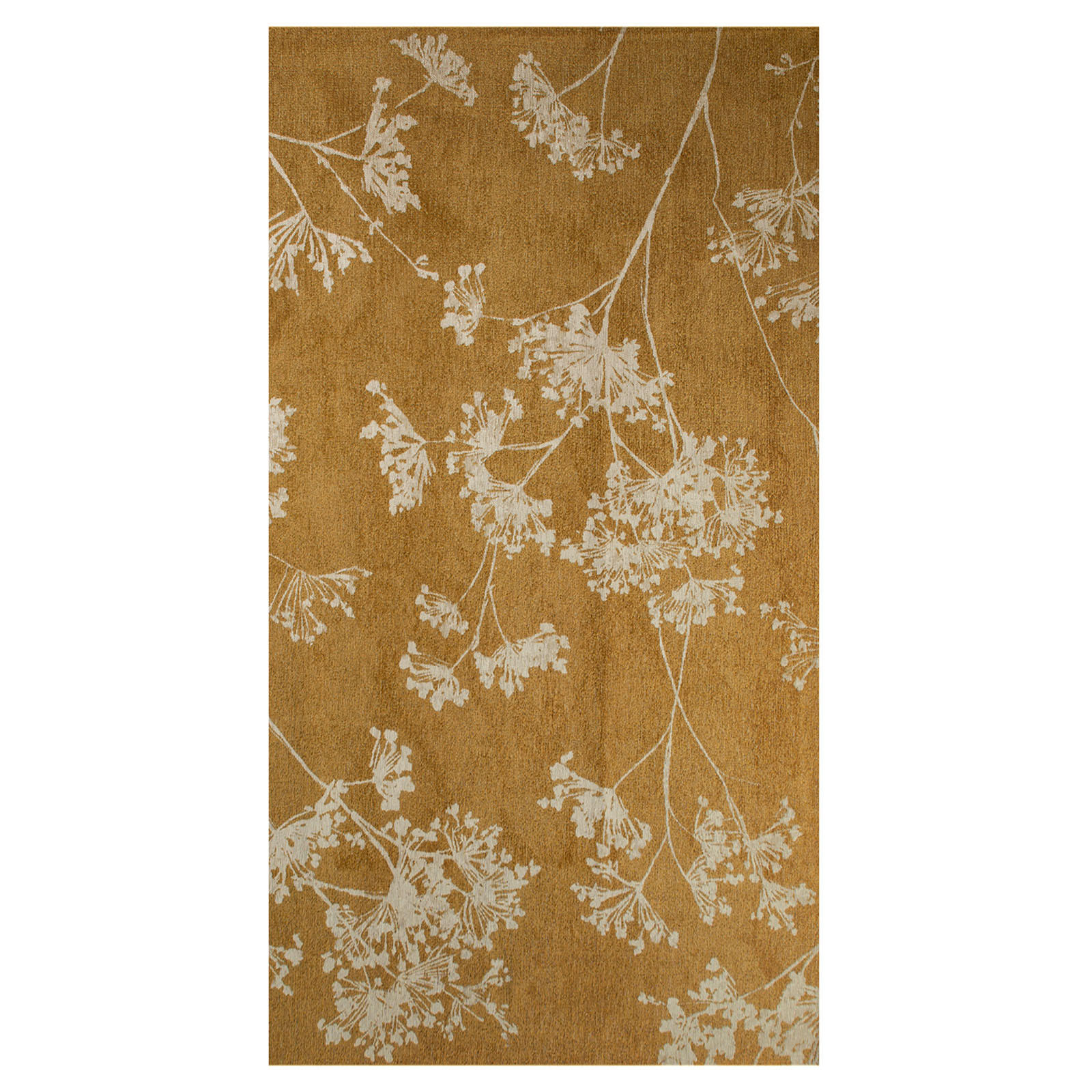 TEPPICH Parsley Herbarium 80/150 cm - Goldfarben, Textil (80/150cm) - Lola&Moi