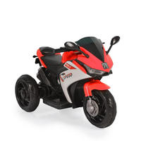ELEKTROMOTORRAD Hurricane rot drei Räder, Musikfunktion, Rückwärtsgang - Rot, Kunststoff (82/45/55cm) - Moni
