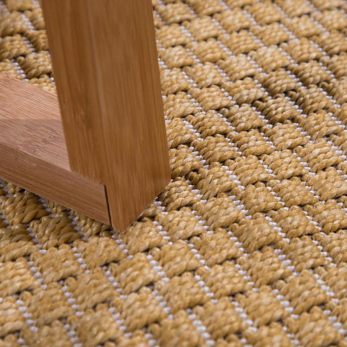 OUTDOORTEPPICH 160/220 cm Timber 125 - Gelb, Textil (160/220cm) - Paco Home