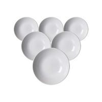 SUPPENTELLER Banda Weiß ø 20 cm 6er Set - Weiß, Keramik (20cm) - Ritzenhoff Breker