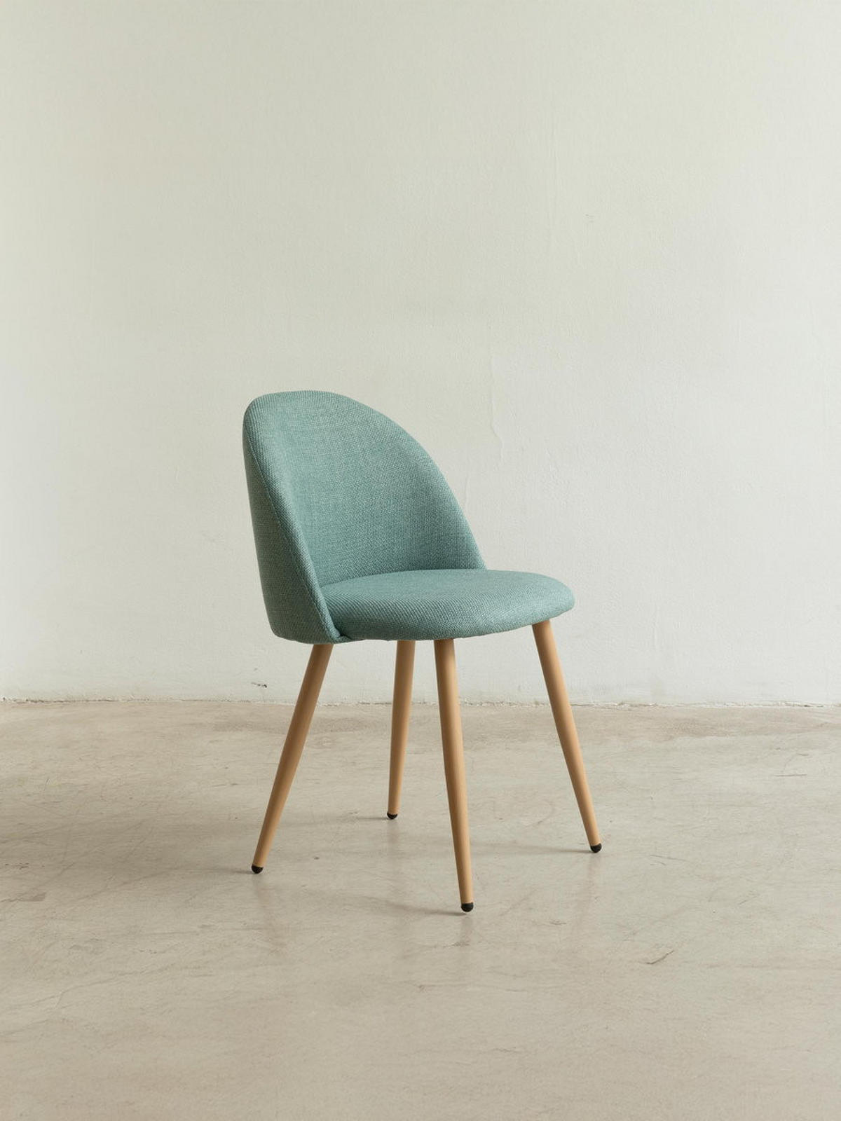 STUHL Brila Minze 51 cm x 77 cm - Mintgrün, Textil (51/77/54cm) - Kenay Home