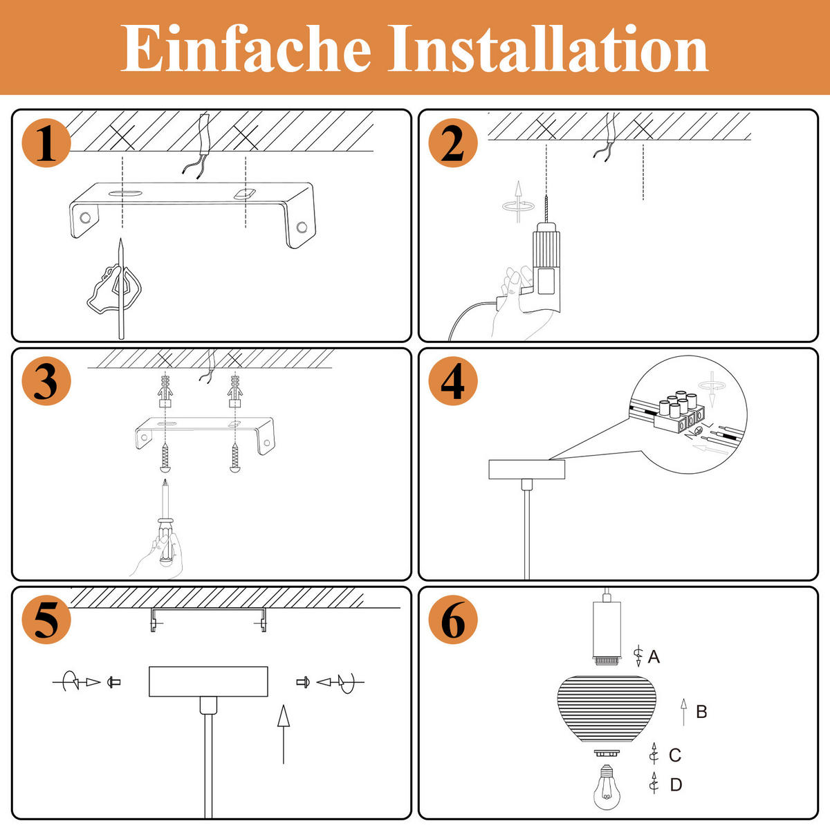PENDELLEUCHTE Winston 18/10/120 cm - Braun, Metall (18/10/120cm) - ZMH