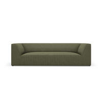 SOFA Ruby aus Cord grün 3 Sitzplätze - Grün, Textil (93/69/232cm) - Micadoni