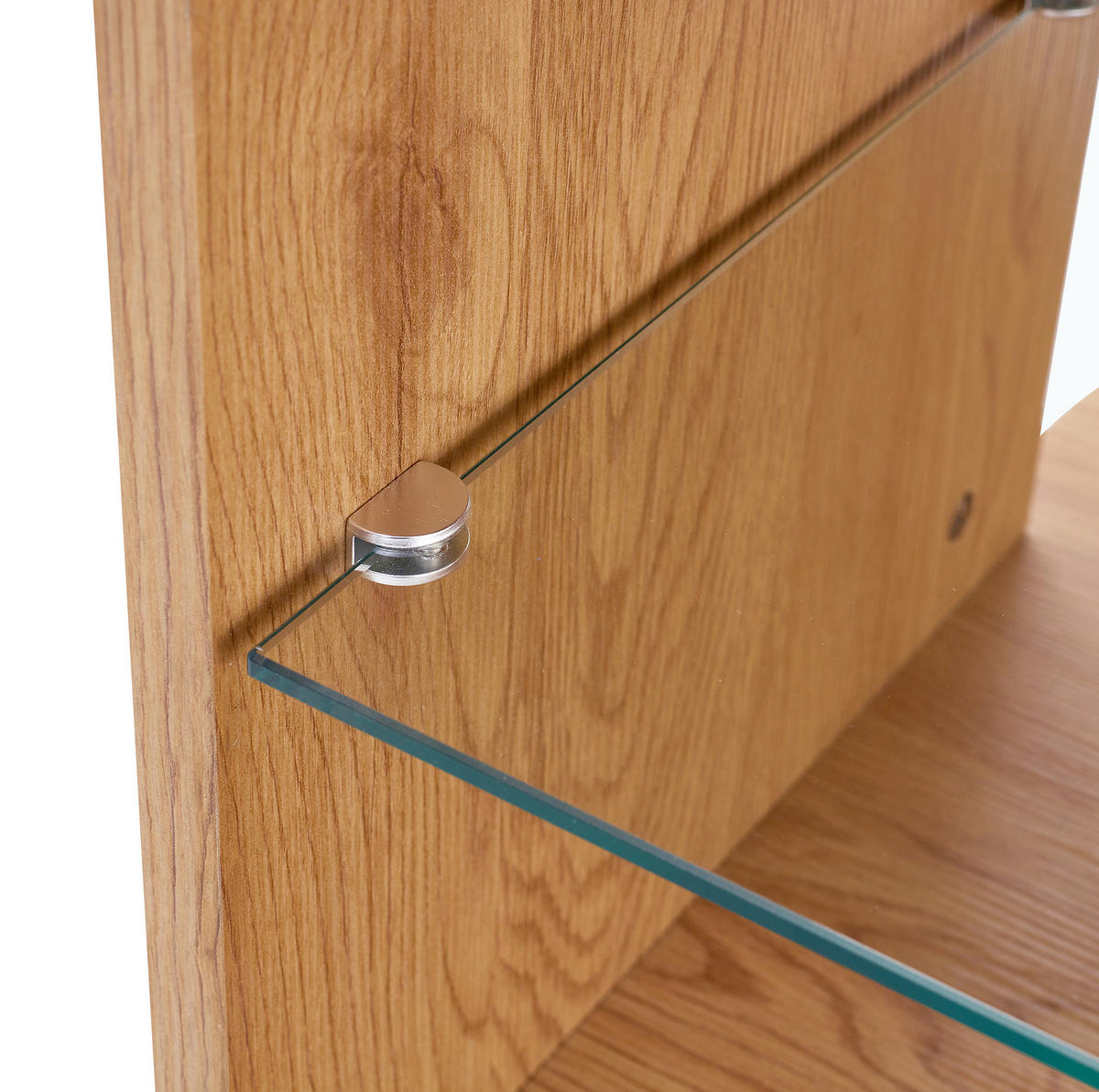 COUCHTISCH 100/60/42 cm mit Stauraum und Glasablage in skandinavischem Design, Naturholz - Naturfarben, Holzwerkstoff (100/60/42cm) - Redom