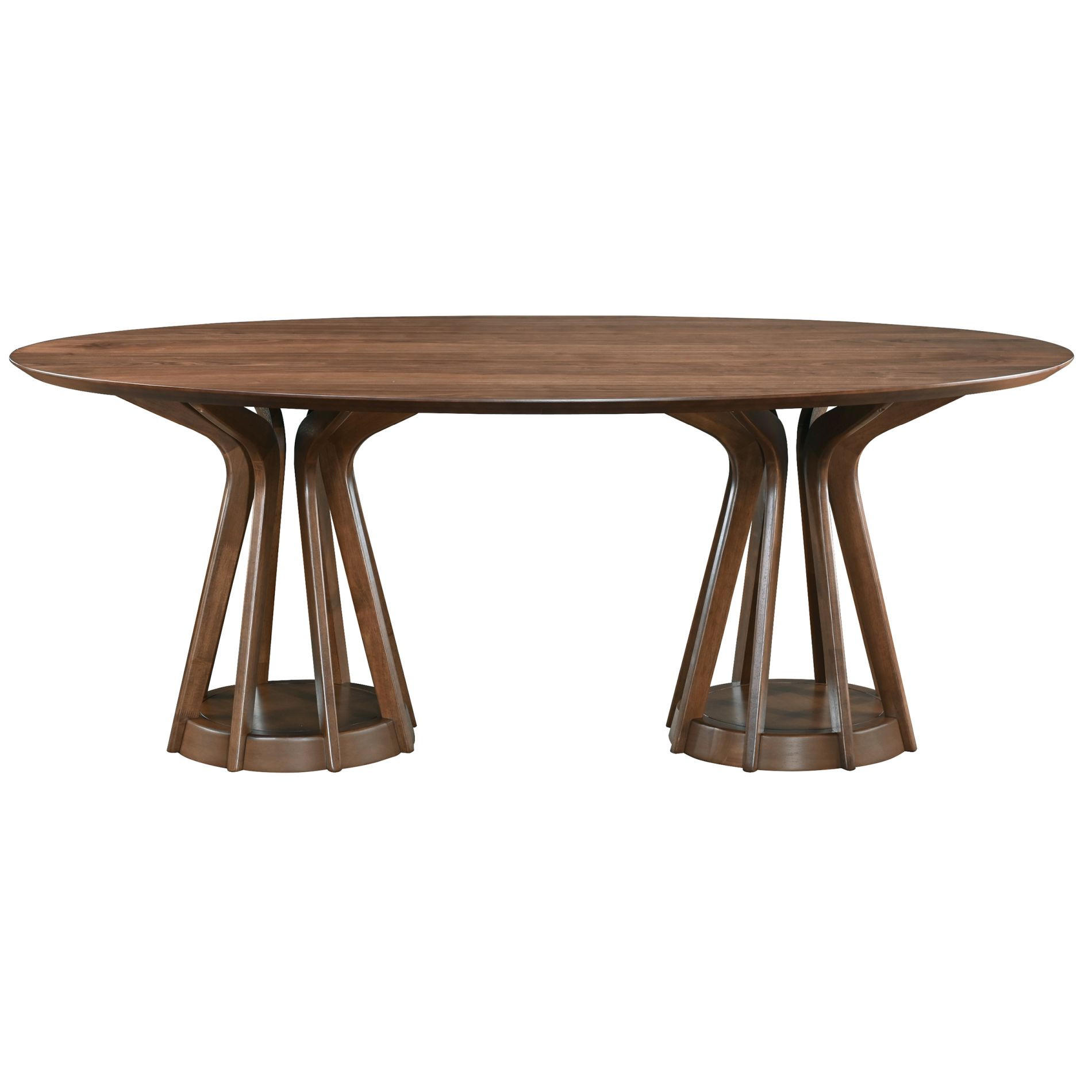 ESSTISCH Stenne Holzoptik Nussbaum 200x110 cm - Nussbaumfarben, Holz/Holzwerkstoff (110/200/75cm) - Selsey