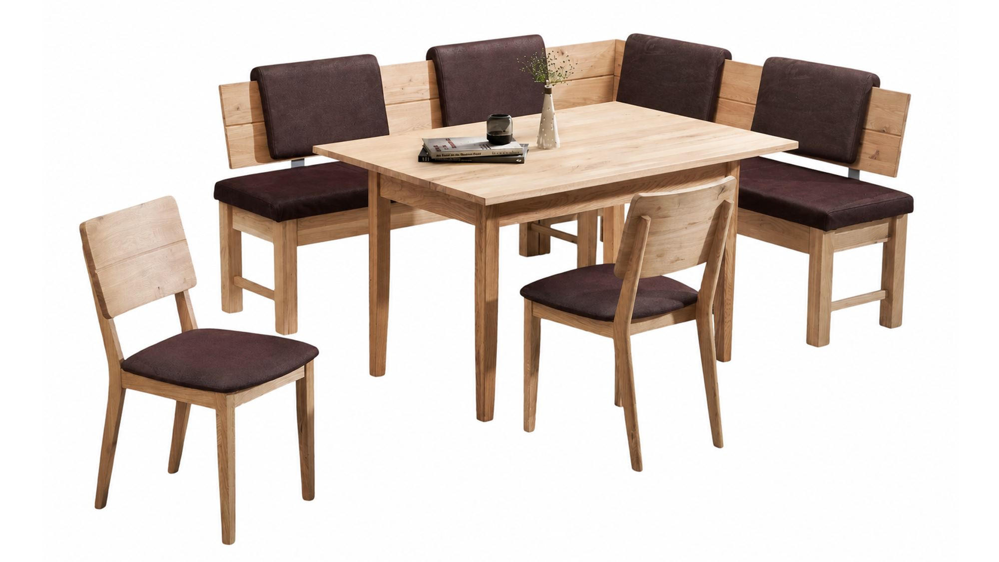 58aufmkessel Eckbankgruppe Wildeiche, Braun 192x85x167 cm