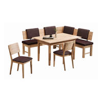 ECKBANKGRUPPE Modern Dyan 4 für 7 Personen Massivholz Wildeiche/Braun - Wildeiche/Braun, Holz (192/85/167cm) - 58aufmkessel