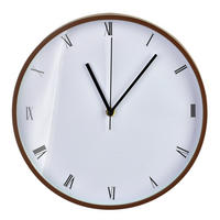 WANDUHR Ramsey Weiß 30/4/30 cm Kunstoff - Braun, Kunststoff (30/30/4cm) - Mondex