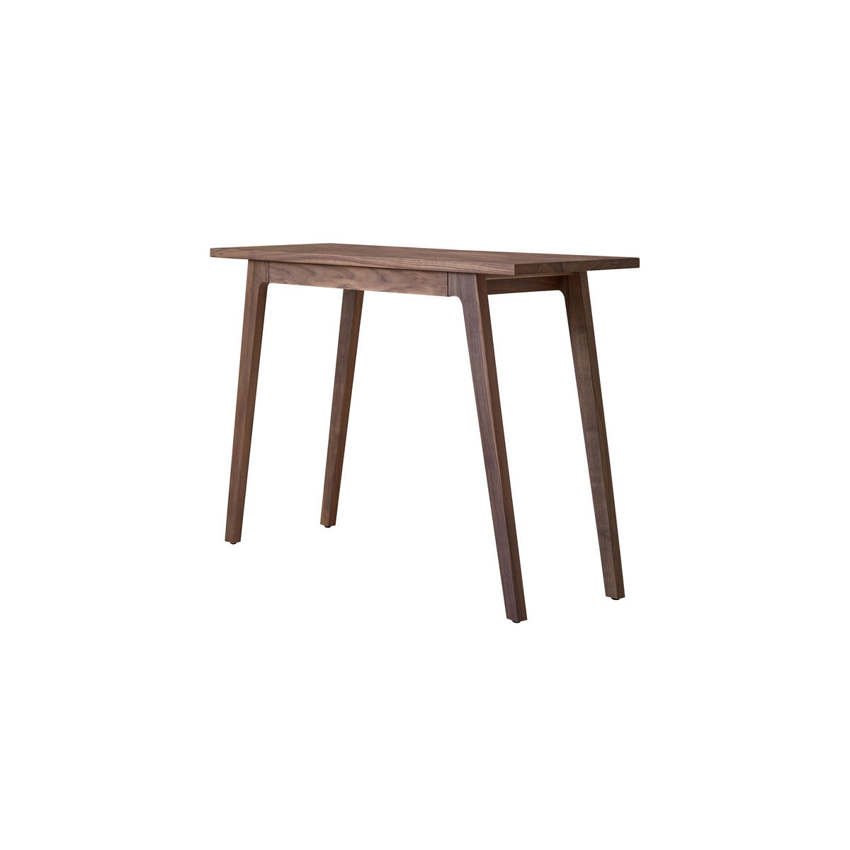 KONSOLENTISCH Esmée Dunkelbraun aus Walnuss - Dunkelbraun, Holz (40/120/80cm) - Tikamoon