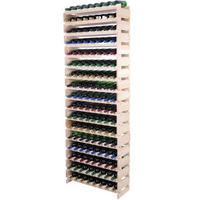 WEINREGAL VINOTECA FLEX PRO HxBxT 233x84x28cm 136 Flaschen auf 17 Ebenen Natur unbehandelt - Naturfarben, Holz (84/233/28cm) - PROREGAL