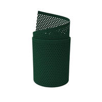 SICHTSCHUTZSTREIFEN PP Premium Gelocht 20 Prozent Streifen Grün 2,55m - Grün, Kunststoff (255/19cm) - ZAUN|ZU