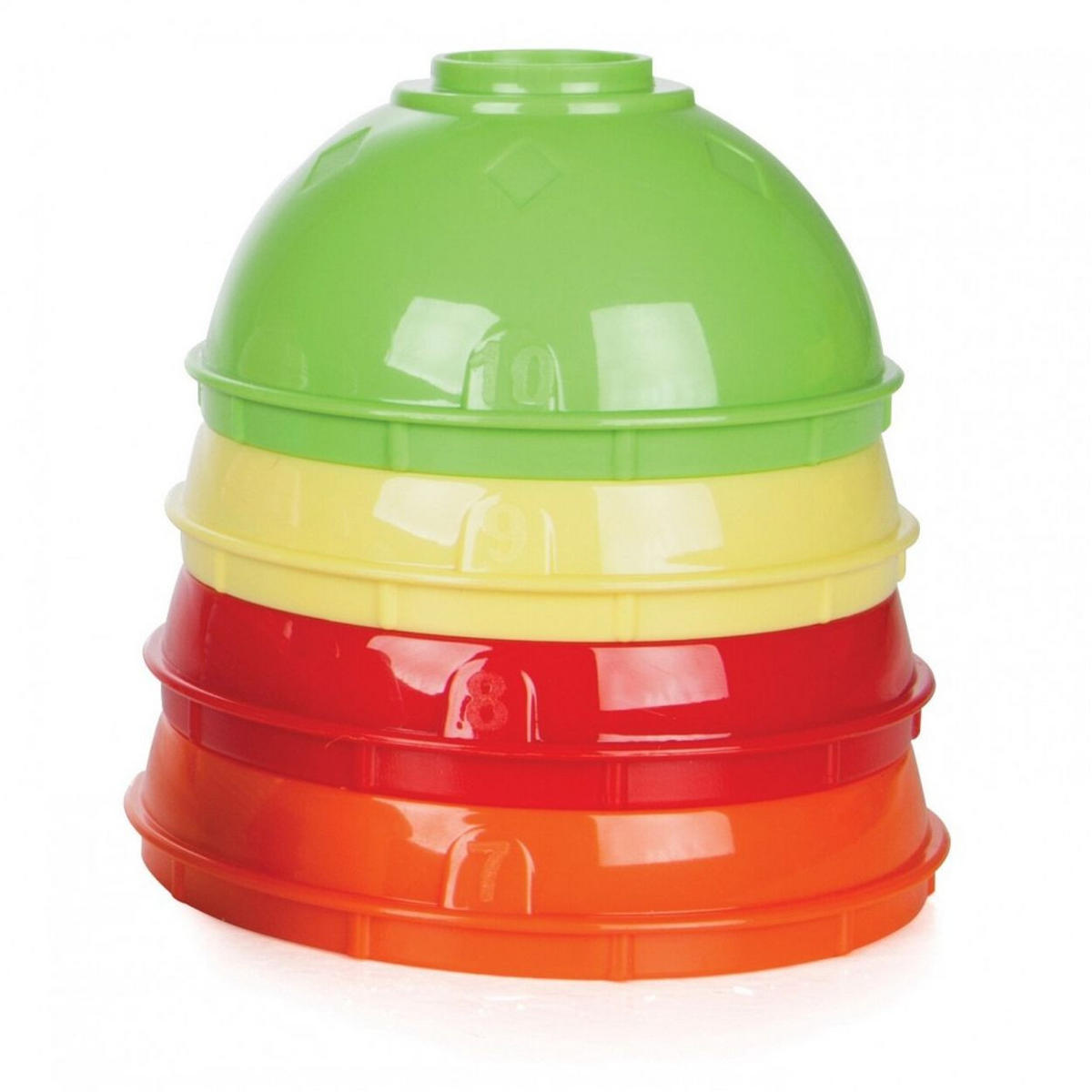 STAPELTURM Stapelturm 03264, 10-teilig bunt bunte Becher, Figur, Höhe 30 cm - Multicolor, Kunststoff (13/30/13cm) - Pilsan