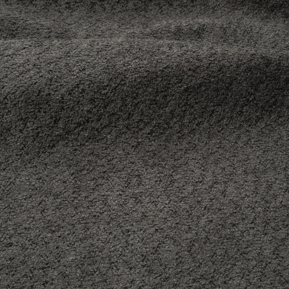 LINKSECK-SCHLAFSOFA mit Stauraum COMO Frottee Graphitgrau 297cm - Dunkelgrau/Graphitfarben, Textil (297/167cm) - Premium Interiors