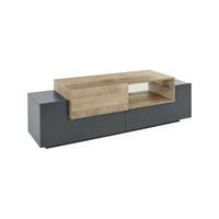 FERNSEHSCHRANK Anthrazit, Ahorn 45/160/51 cm - Schwarz, Holzwerkstoff (160/51/45cm) - DMORA