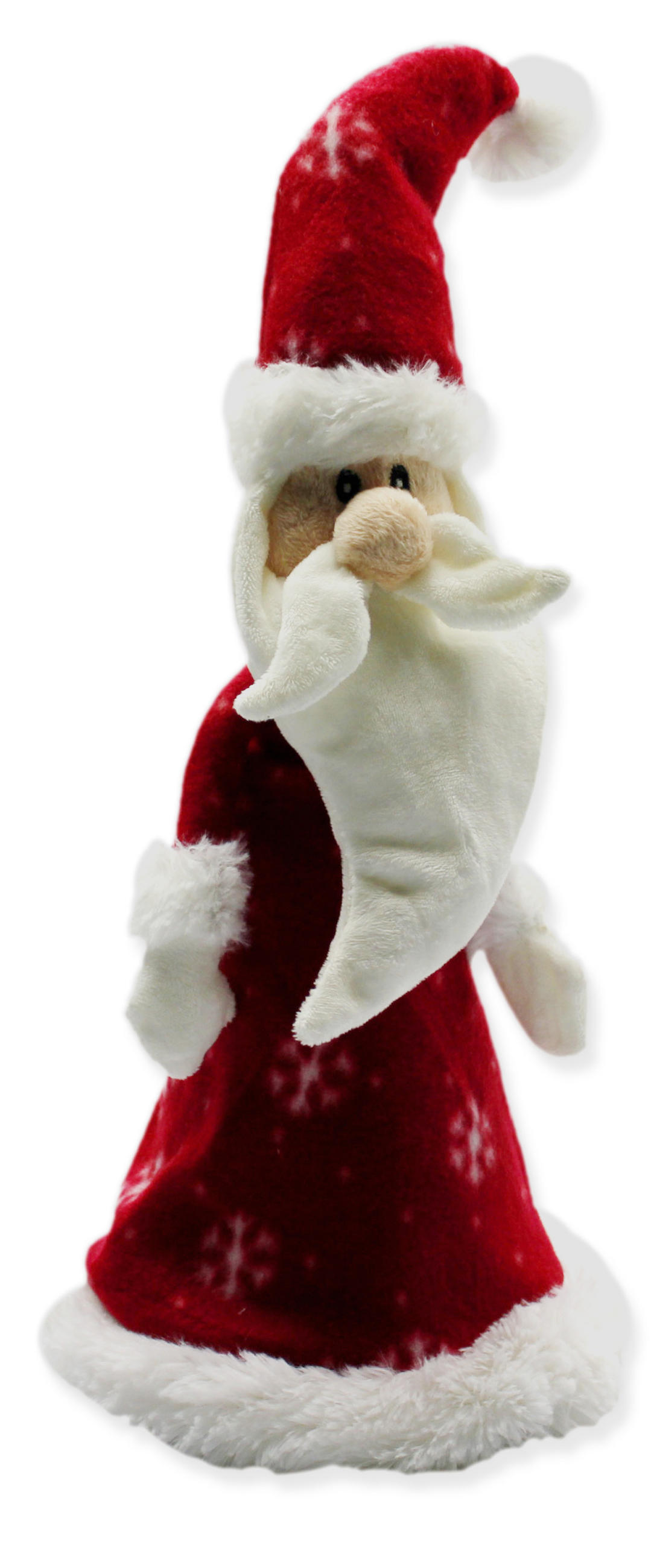TÜRSTOPPER Weihnachtsmann Fleece 39x18 cm - Multicolor, Textil (18/39cm) - TiborTex